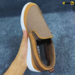 Men's Loafer Brown And White