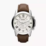 Fossil Grant Automatic Dark Brown Leather Men's Watch ME3099