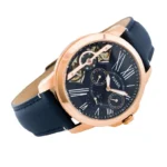 Fossil Grant Twist Three-Hand Blue Leather Watch ME1162 - Image 3