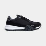 Mens Kappa Black Sneaker - Image 2